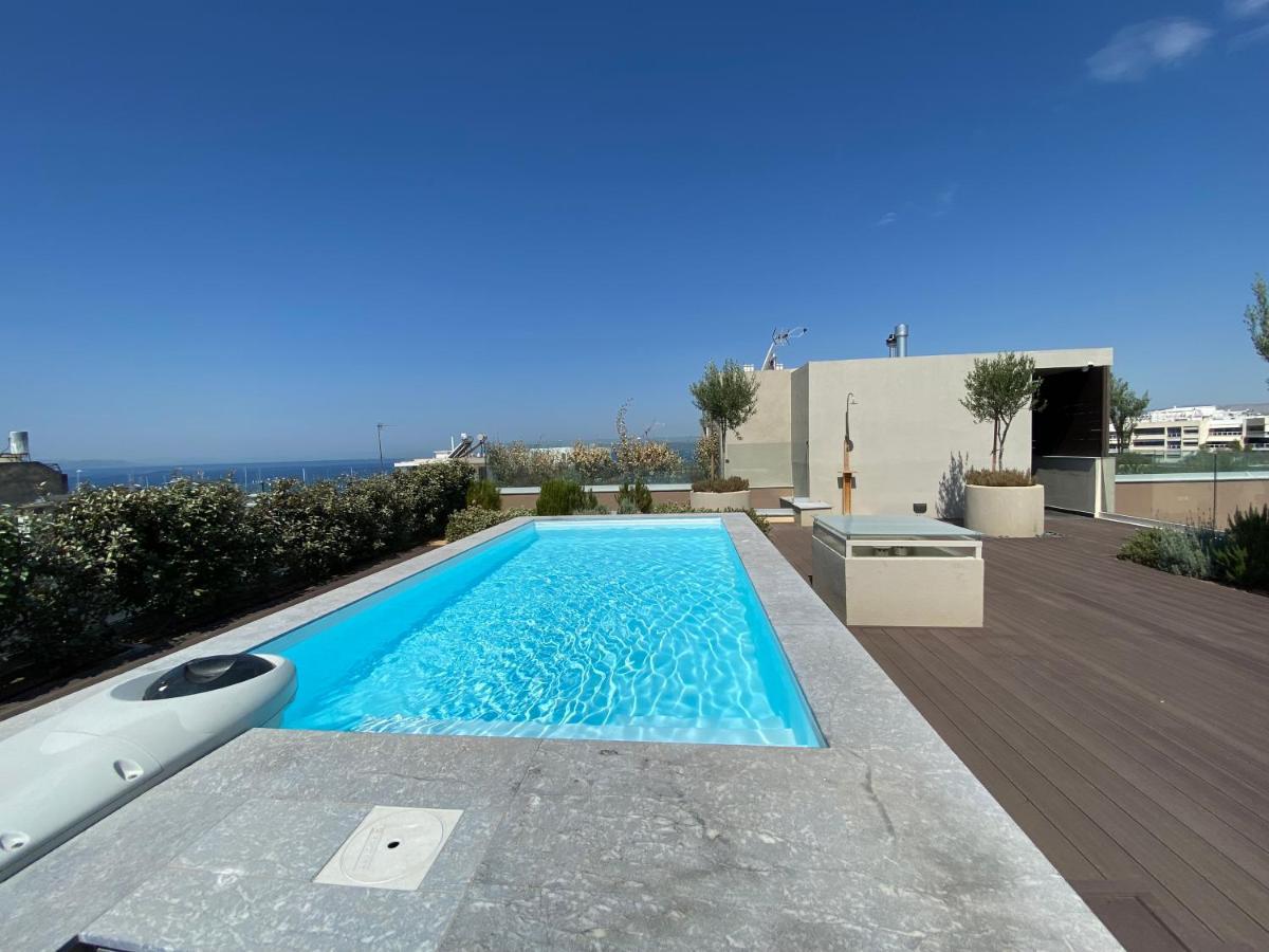 Athens Riviera 2-Bed Apt & Pool Access #Unoblu Exteriör bild