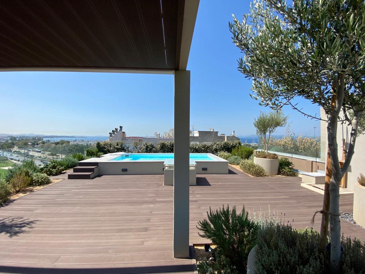 Athens Riviera 2-Bed Apt & Pool Access #Unoblu Exteriör bild
